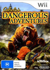 Cabela's Dangerous Adventures PAL Wii PAL box art